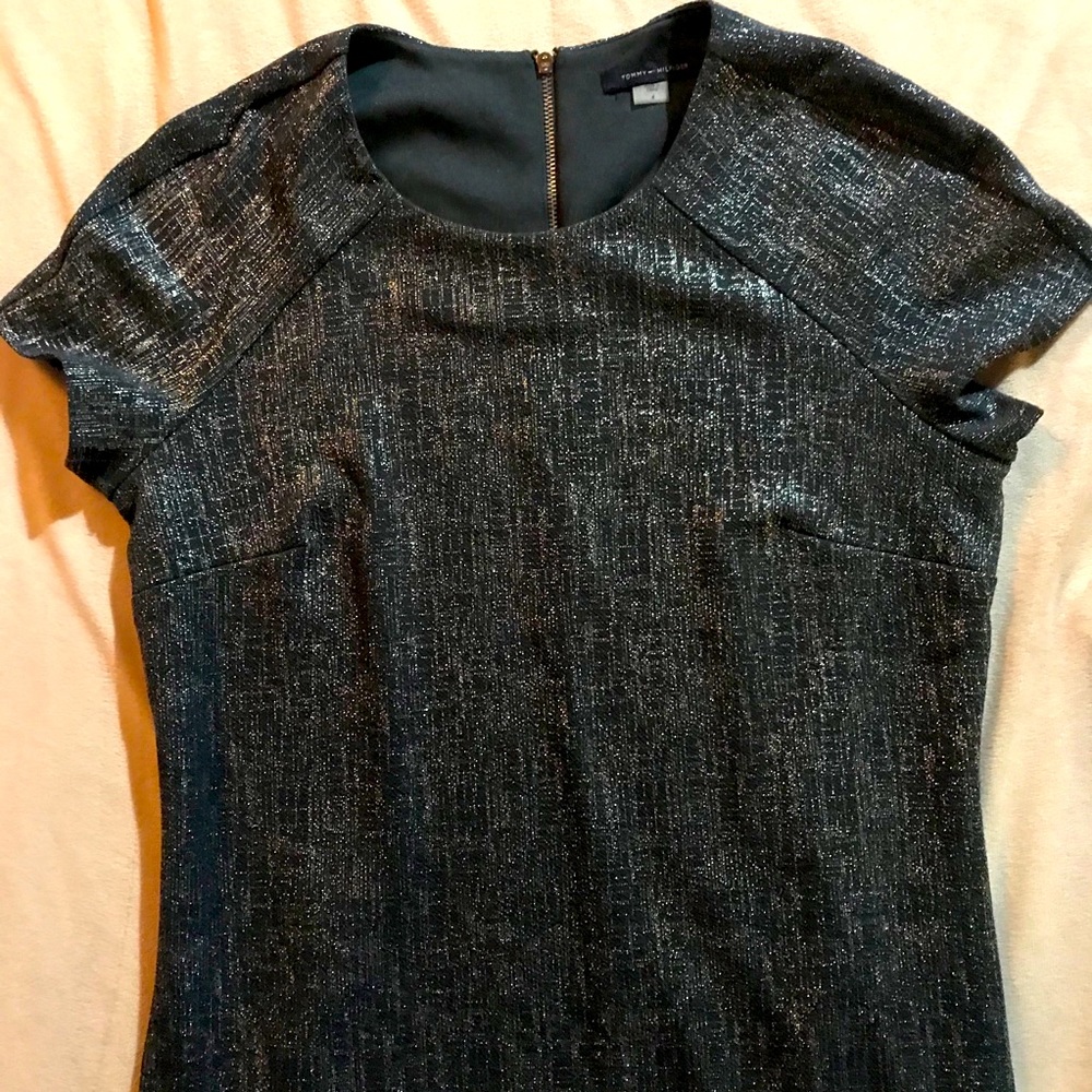 Tommy Hilfiger blue/silver sparkle dress